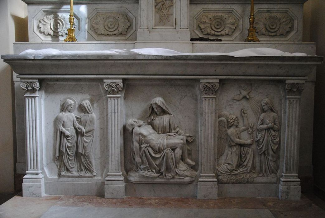 autel : de la Vierge de Pitié, vue partielle
