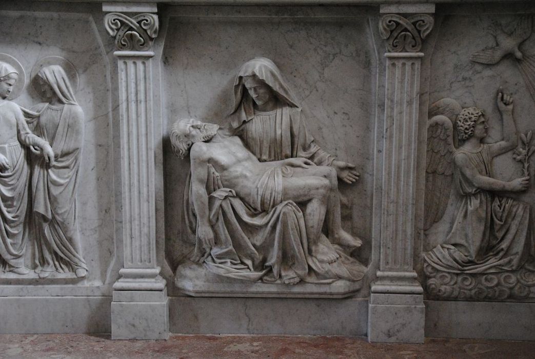 autel : de la Vierge de Pitié, détail