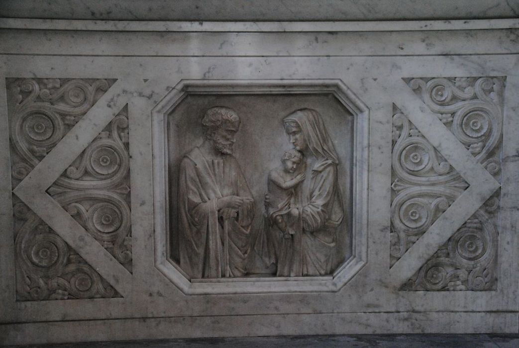 autel : de la Sainte-Famille, détail