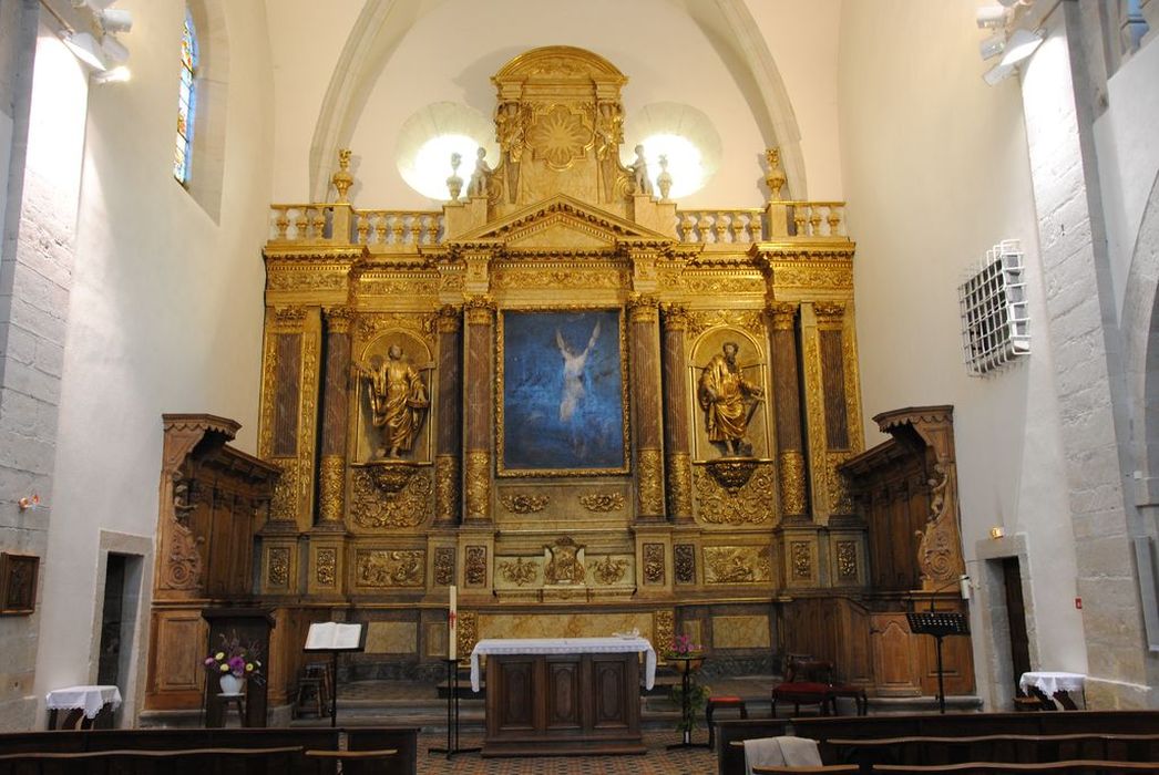 Retable, lambris de revêtement