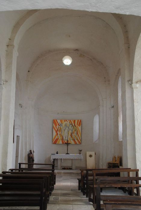 église Saint-Jacques de Naves : Nef, vue générale