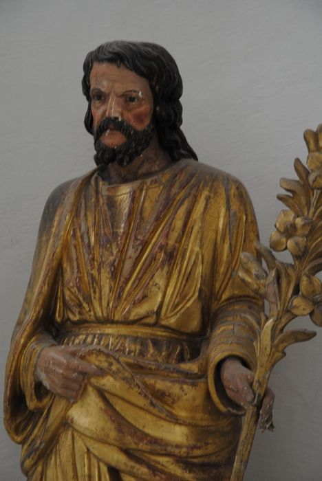 statue : Saint Joseph, vue partielle