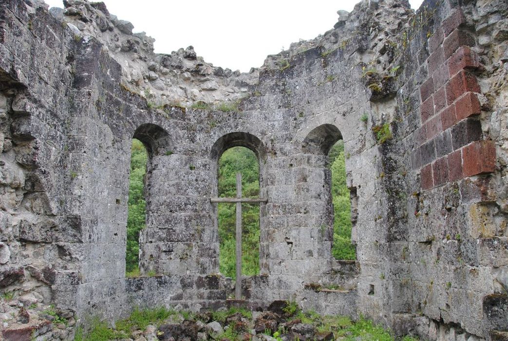 Abbaye : Vue partielle des ruines