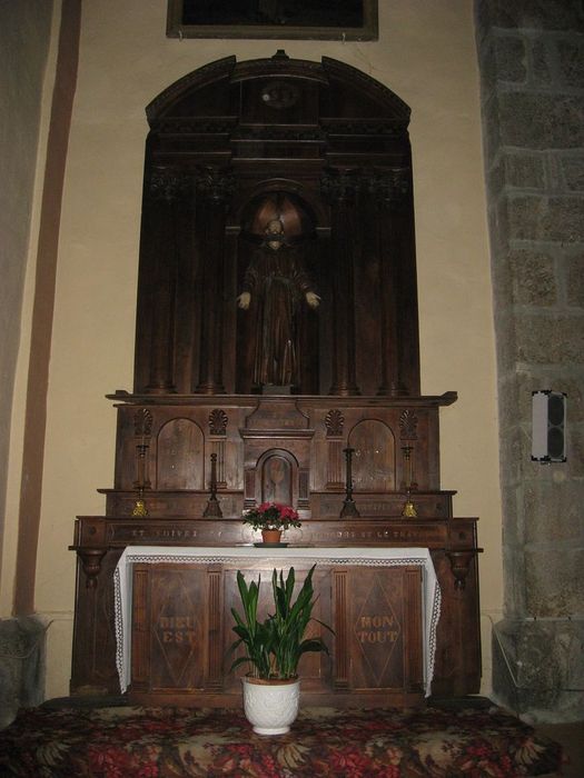 autel ; retable Saint-François - © Ministère de la Culture (France), Médiathèque du patrimoine et de la photographie, Conservation des antiquités et des objets d’art de l’Ardèche – Tous droits réservés