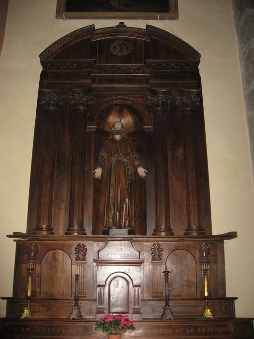 autel ; retable Saint-François - © Ministère de la Culture (France), Médiathèque du patrimoine et de la photographie, Conservation des antiquités et des objets d’art de l’Ardèche – Tous droits réservés