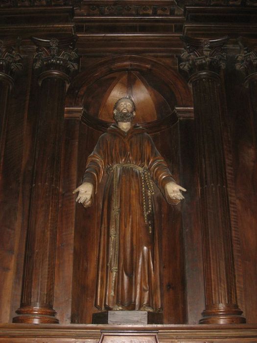 statue : Saint-François - © Ministère de la Culture (France), Médiathèque du patrimoine et de la photographie, Conservation des antiquités et des objets d’art de l’Ardèche – Tous droits réservés