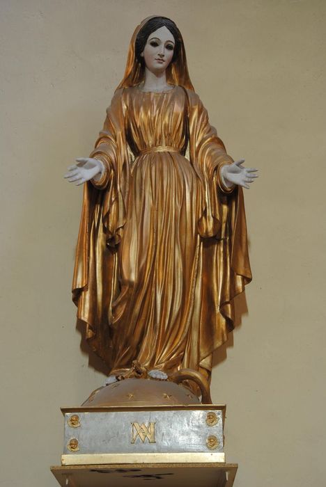 statue : Vierge de l'Immaculée Conception - © Ministère de la Culture (France), Médiathèque du patrimoine et de la photographie, Conservation des antiquités et des objets d’art de l’Ardèche – Tous droits réservés