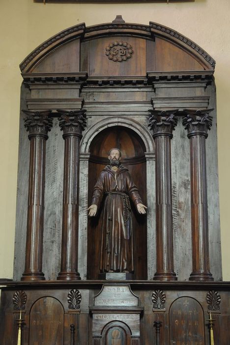 autel ; retable Saint-François - © Ministère de la Culture (France), Médiathèque du patrimoine et de la photographie, Conservation des antiquités et des objets d’art de l’Ardèche – Tous droits réservés