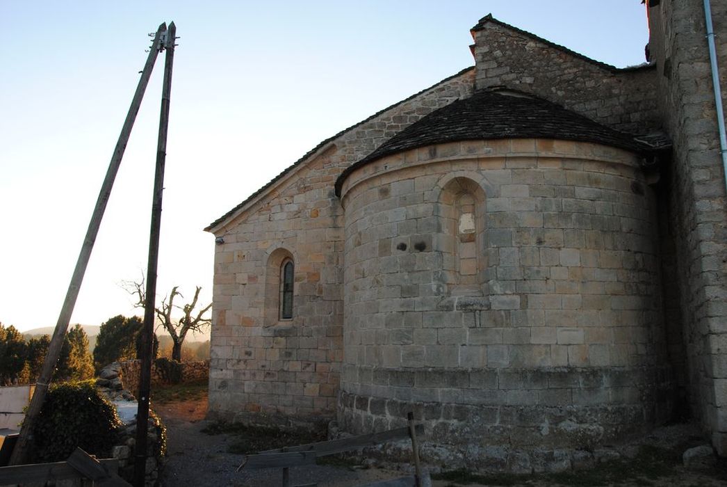 Eglise paroissiale : Chevet, vue générale