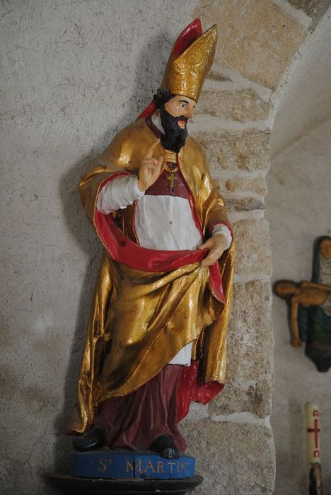 statue : Evêque non identifié - © Ministère de la Culture (France), Médiathèque du patrimoine et de la photographie, Conservation des antiquités et des objets d’art de l’Ardèche – Tous droits réservés