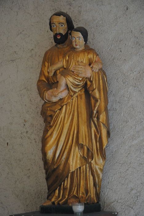 statue : Saint Joseph - © Ministère de la Culture (France), Conservation des antiquités et des objets d’art de l’Ardèche – Tous droits réservés