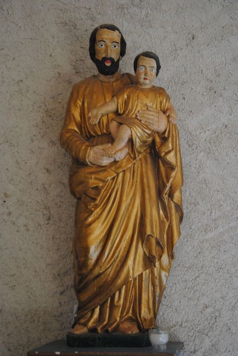 statue : Saint Joseph - © Ministère de la Culture (France), Médiathèque du patrimoine et de la photographie, Conservation des antiquités et des objets d’art de l’Ardèche – Tous droits réservés