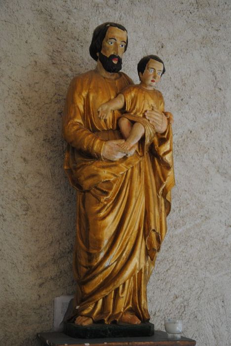 statue : Saint Joseph - © Ministère de la Culture (France), Conservation des antiquités et des objets d’art de l’Ardèche – Tous droits réservés