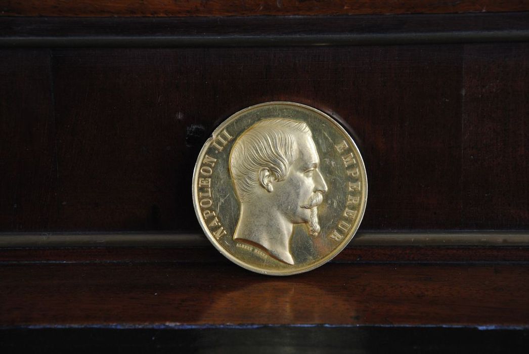 médaille commémorative de l'Exposition Universelle de 1855 - © Ministère de la Culture (France), Conservation des antiquités et des objets d’art de l’Ardèche – Tous droits réservés