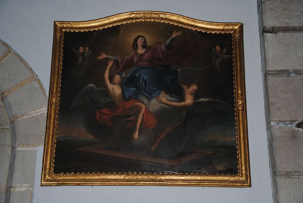 tableau : Assomption de la Vierge - © Ministère de la Culture (France), Médiathèque du patrimoine et de la photographie, Conservation des antiquités et des objets d’art de l’Ardèche – Tous droits réservés