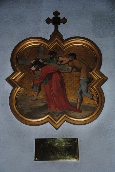 chemin de croix, détail d'une des stations - © Ministère de la Culture (France), Médiathèque du patrimoine et de la photographie, Conservation des antiquités et des objets d’art de l’Ardèche – Tous droits réservés