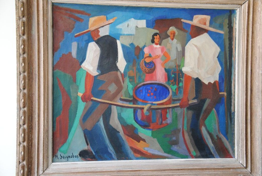 tableau : Les Vendangeurs - © Ministère de la Culture (France), Médiathèque du patrimoine et de la photographie, Conservation des antiquités et des objets d’art de l’Ardèche – Tous droits réservés