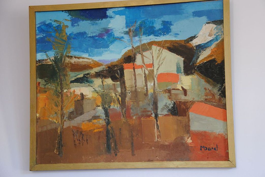 tableau : Paysage d'automne - © Ministère de la Culture (France), Conservation des antiquités et des objets d’art de l’Ardèche – Tous droits réservés