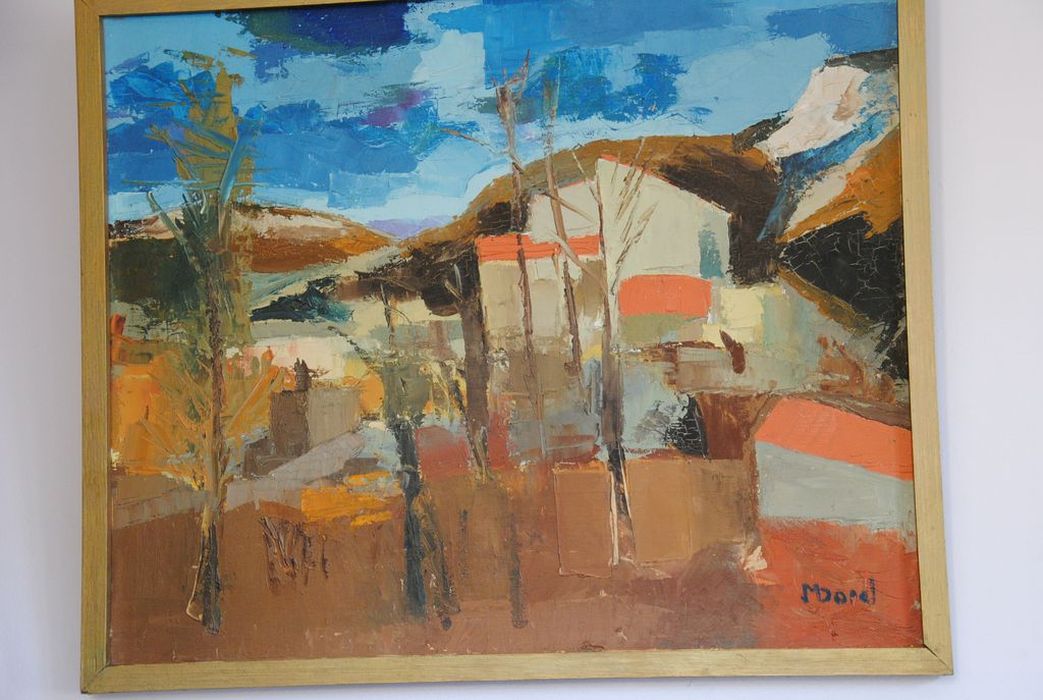 tableau : Paysage d'automne - © Ministère de la Culture (France), Médiathèque du patrimoine et de la photographie, Conservation des antiquités et des objets d’art de l’Ardèche – Tous droits réservés