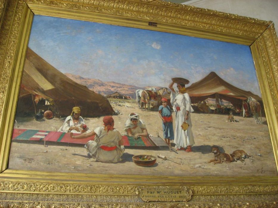 tableau : Le Zerby (douar des Beni-Hacen) - © Ministère de la Culture (France), Conservation des antiquités et des objets d’art de l’Ardèche – Tous droits réservés