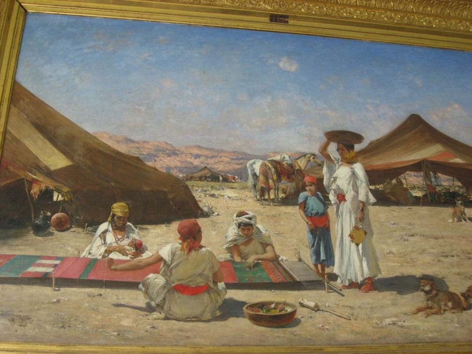 tableau : Le Zerby (douar des Beni-Hacen) - © Ministère de la Culture (France), Médiathèque du patrimoine et de la photographie, Conservation des antiquités et des objets d’art de l’Ardèche – Tous droits réservés
