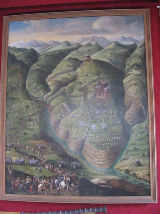 tableau : Le Siège de Privas en 1629 - © Ministère de la Culture (France), Conservation des antiquités et des objets d’art de l’Ardèche – Tous droits réservés