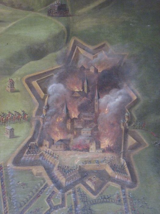 tableau : Le Siège de Privas en 1629 - © Ministère de la Culture (France), Médiathèque du patrimoine et de la photographie, Conservation des antiquités et des objets d’art de l’Ardèche – Tous droits réservés