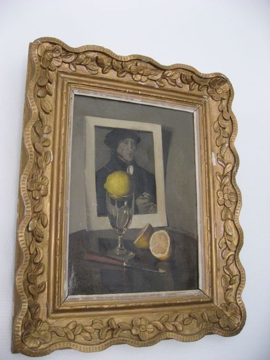 tableau : Nature morte au citron - © Ministère de la Culture (France), Conservation des antiquités et des objets d’art de l’Ardèche – Tous droits réservés