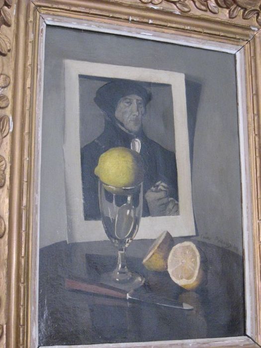tableau : Nature morte au citron - © Ministère de la Culture (France), Médiathèque du patrimoine et de la photographie, Conservation des antiquités et des objets d’art de l’Ardèche – Tous droits réservés