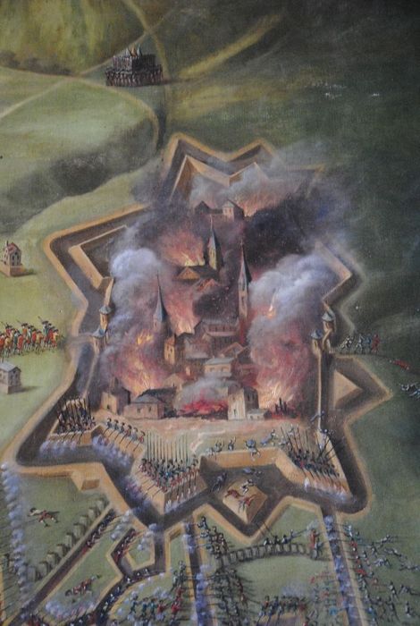tableau : Le Siège de Privas en 1629, détail - © Ministère de la Culture (France), Conservation des antiquités et des objets d’art de l’Ardèche – Tous droits réservés