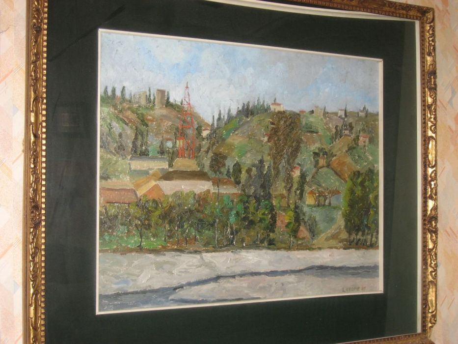tableau : Paysage des environs de Tortona - © Ministère de la Culture (France), Médiathèque du patrimoine et de la photographie, Conservation des antiquités et des objets d’art de l’Ardèche – Tous droits réservés