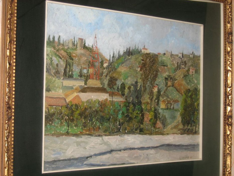 tableau : Paysage des environs de Tortona - © Ministère de la Culture (France), Médiathèque du patrimoine et de la photographie, Conservation des antiquités et des objets d’art de l’Ardèche – Tous droits réservés