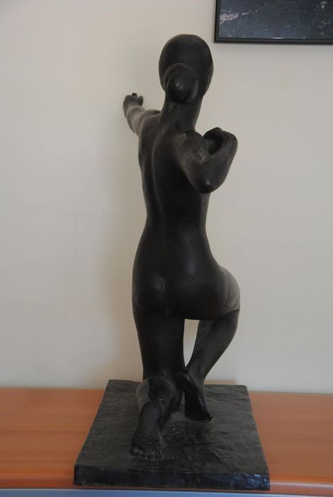 statue : Le lanceur de flèches - © Ministère de la Culture (France), Médiathèque du patrimoine et de la photographie, Conservation des antiquités et des objets d’art de l’Ardèche – Tous droits réservés