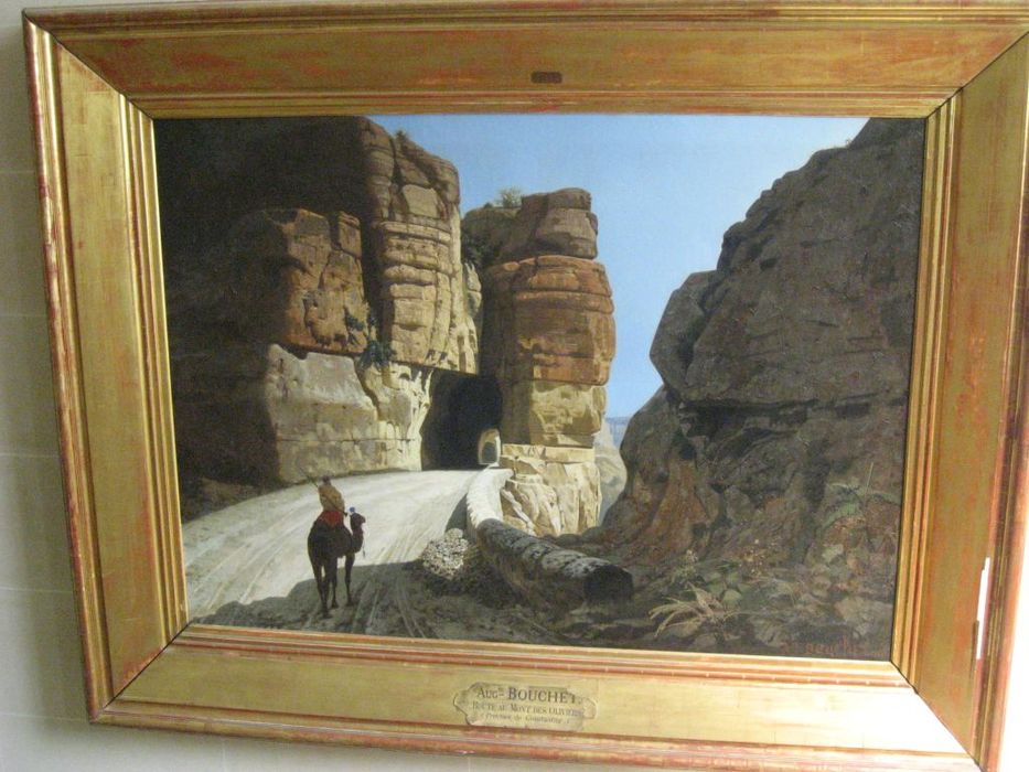 tableau : Route du Mont des Oliviers, province de Constantine - © Ministère de la Culture (France), Conservation des antiquités et des objets d’art de l’Ardèche – Tous droits réservés