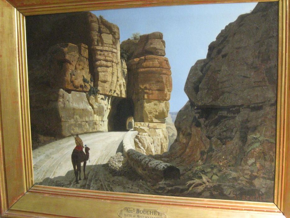 tableau : Route du Mont des Oliviers, province de Constantine - © Ministère de la Culture (France), Médiathèque du patrimoine et de la photographie, Conservation des antiquités et des objets d’art de l’Ardèche – Tous droits réservés