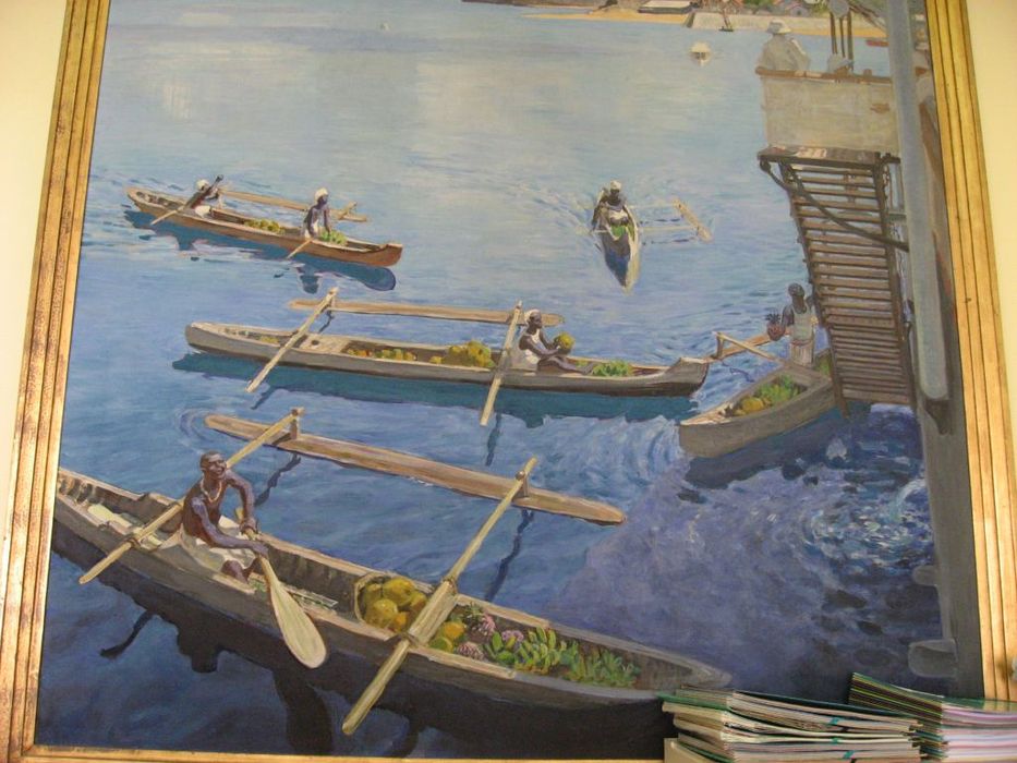 tableau : Mouillage à Mayotte - © Ministère de la Culture (France), Médiathèque du patrimoine et de la photographie, Conservation des antiquités et des objets d’art de l’Ardèche – Tous droits réservés