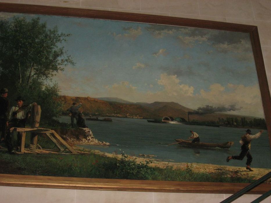 tableau : Navigation sur le Rhône - © Ministère de la Culture (France), Médiathèque du patrimoine et de la photographie, Conservation des antiquités et des objets d’art de l’Ardèche – Tous droits réservés