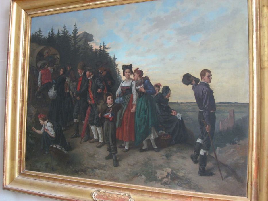tableau : scène historique alsacienne - © Ministère de la Culture (France), Médiathèque du patrimoine et de la photographie, Conservation des antiquités et des objets d’art de l’Ardèche – Tous droits réservés