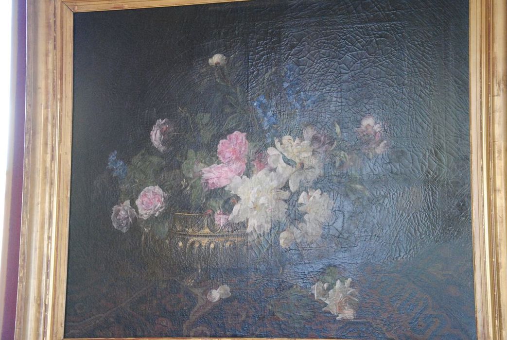 tableau : Fleurs - © Ministère de la Culture (France), Médiathèque du patrimoine et de la photographie, Conservation des antiquités et des objets d’art de l’Ardèche – Tous droits réservés