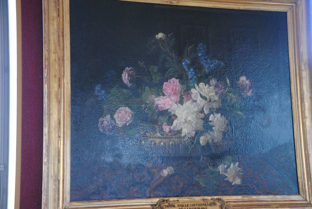 tableau : Fleurs - © Ministère de la Culture (France), Médiathèque du patrimoine et de la photographie, Conservation des antiquités et des objets d’art de l’Ardèche – Tous droits réservés