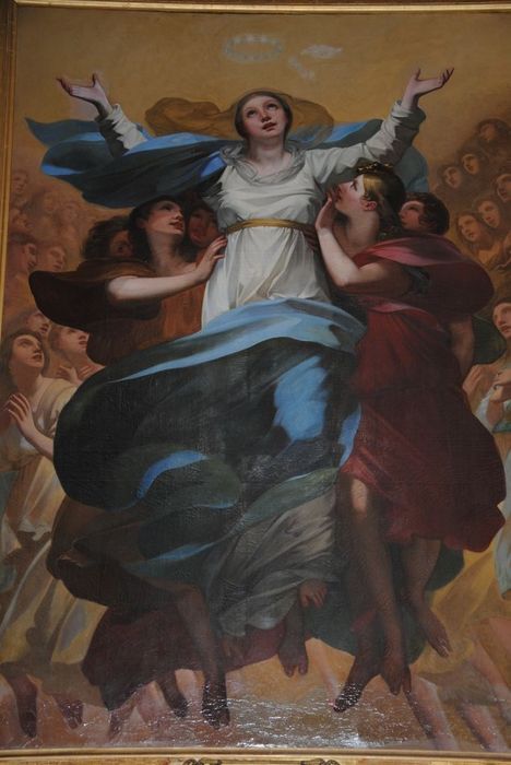 tableau : l'Assomption de la Vierge - © Ministère de la Culture (France), Conservation des antiquités et des objets d’art de l’Ardèche – Tous droits réservés