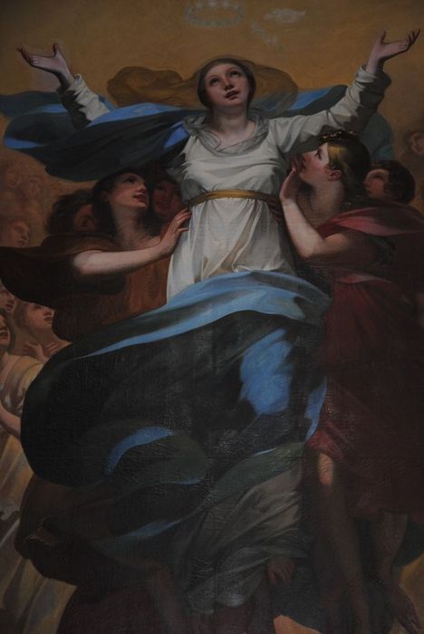tableau : l'Assomption de la Vierge - © Ministère de la Culture (France), Médiathèque du patrimoine et de la photographie, Conservation des antiquités et des objets d’art de l’Ardèche – Tous droits réservés