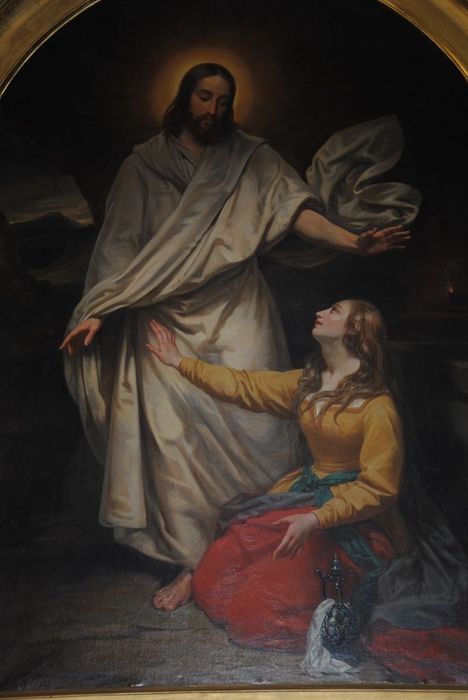 tableau : le Christ apparaissant à Marie-Madeleine la jour de Pâques
