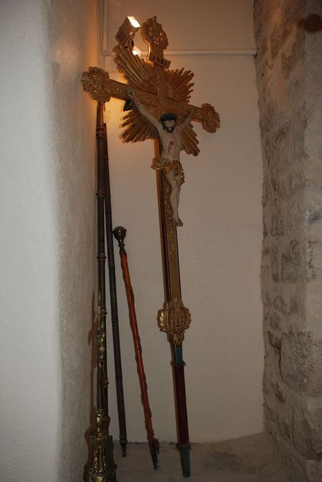 croix de procession avec Christ n°2 - © Ministère de la Culture (France), Médiathèque du patrimoine et de la photographie, Conservation des antiquités et des objets d’art de l’Ardèche – Tous droits réservés