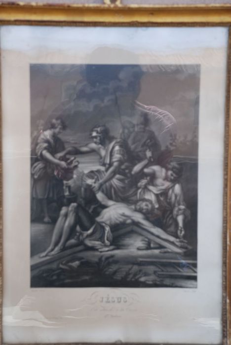 chemin de croix, détail d'une des stations - © Ministère de la Culture (France), Médiathèque du patrimoine et de la photographie, Conservation des antiquités et des objets d’art de l’Ardèche – Tous droits réservés