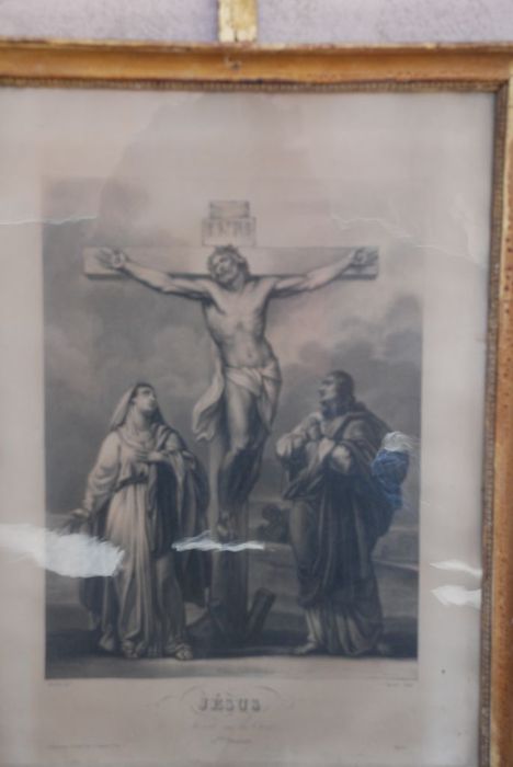 chemin de croix, détail d'une des stations - © Ministère de la Culture (France), Médiathèque du patrimoine et de la photographie, Conservation des antiquités et des objets d’art de l’Ardèche – Tous droits réservés