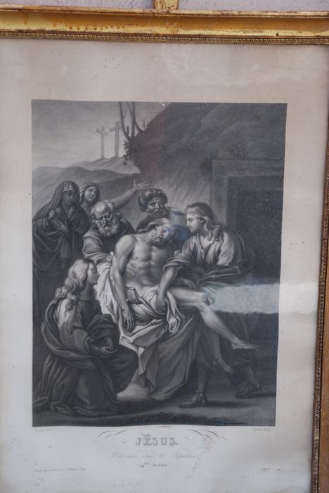 chemin de croix, détail d'une des stations - © Ministère de la Culture (France), Conservation des antiquités et des objets d’art de l’Ardèche – Tous droits réservés