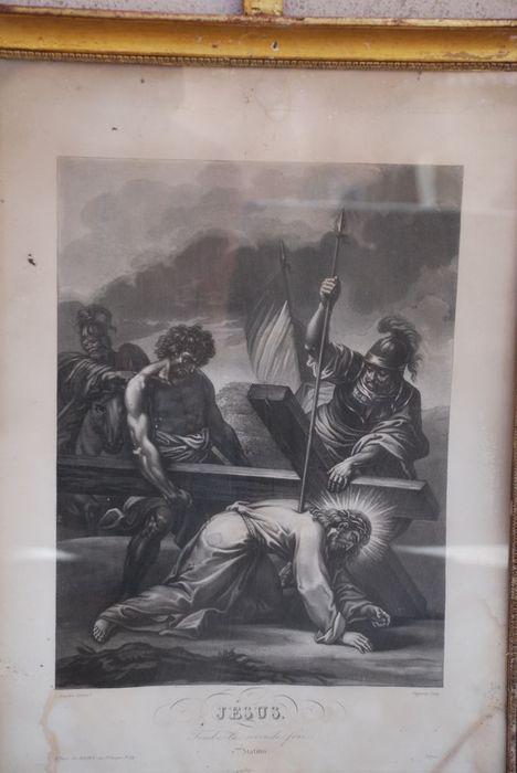 chemin de croix, détail d'une des stations - © Ministère de la Culture (France), Conservation des antiquités et des objets d’art de l’Ardèche – Tous droits réservés