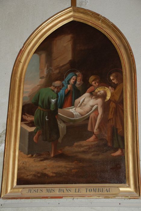 chemin de croix, détail d'une des stations - © Ministère de la Culture (France), Conservation des antiquités et des objets d’art de l’Ardèche – Tous droits réservés