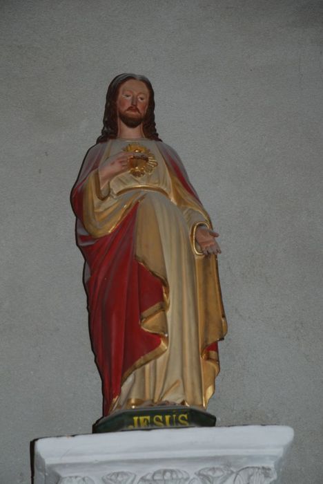 statue : du Sacré-Coeur de Jésus - © Ministère de la Culture (France), Médiathèque du patrimoine et de la photographie, Conservation des antiquités et des objets d’art de l’Ardèche – Tous droits réservés